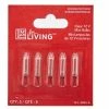 For Living Mini Christmas Lights Replacement Bulbs 12V, 5 Incandescent Lights, Clear