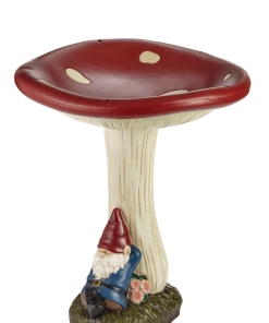 For Living Mushroom Bird Bath, 20-in
