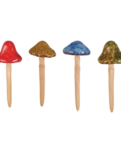 For Living Mushroom Garden Stakes, 5.91-in, Multi-Colour