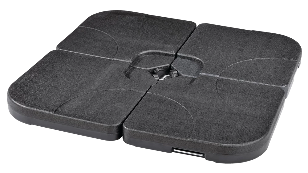 For Living Offset Patio Umbrella Base, Black, 19-lbs - Image 3