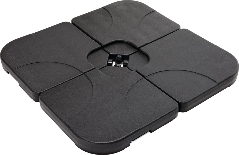For Living Offset Patio Umbrella Base, Black, 19-lbs - Image 4