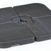 For Living Offset Patio Umbrella Base, Black, 19-lbs
