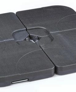 For Living Offset Patio Umbrella Base, Black, 19-lbs