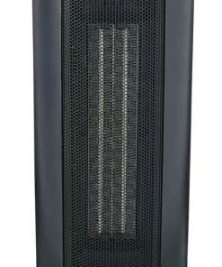 For Living Oscillating Tower Ceramic Space Heater W/Thermostat, 1500W, Black