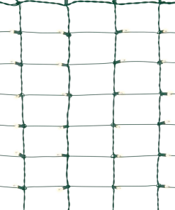 For Living Outdoor Christmas Lights Net, 100 Incandescent Lights, Clear