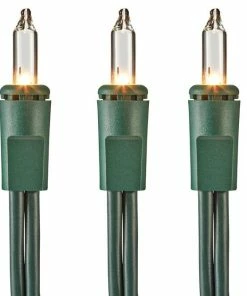 For Living Outdoor Christmas Lights, 100 Mini Incandescent Lights, Clear