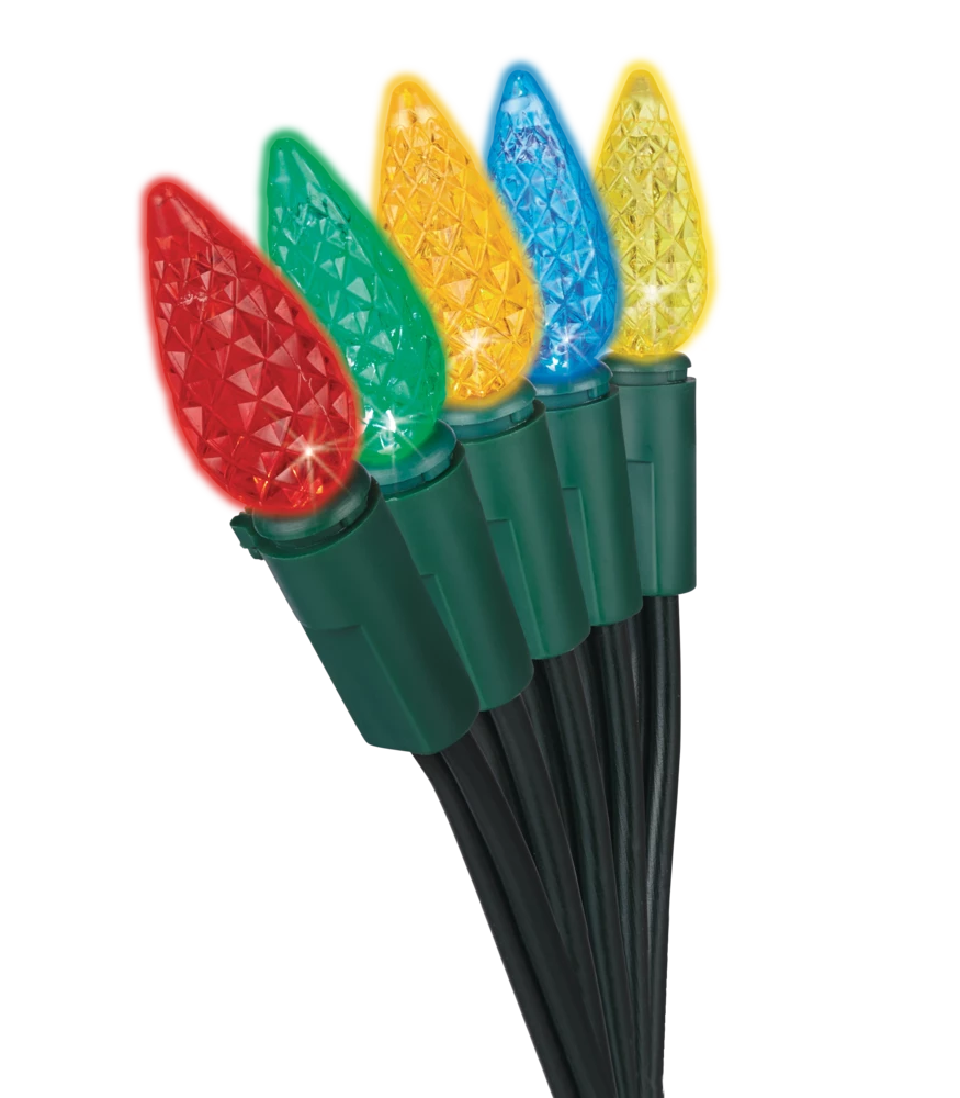 For Living Outdoor C6 Christmas Lights, 200 LED Lights, Multi-colour