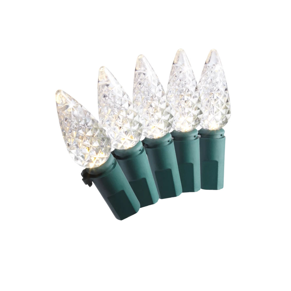 For Living Outdoor C6 Christmas Lights, 200 LED Lights, Warm White - Image 2