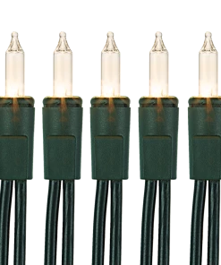 For Living Outdoor Christmas Lights, 200 Mini Incandescent Lights, Clear