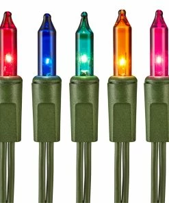 For Living Outdoor Christmas Lights, 200 Mini Incandescent Lights, Multi-colour