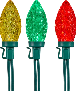 For Living Outdoor C9 Christmas Lights, 35 LED Lights, Multi-colour