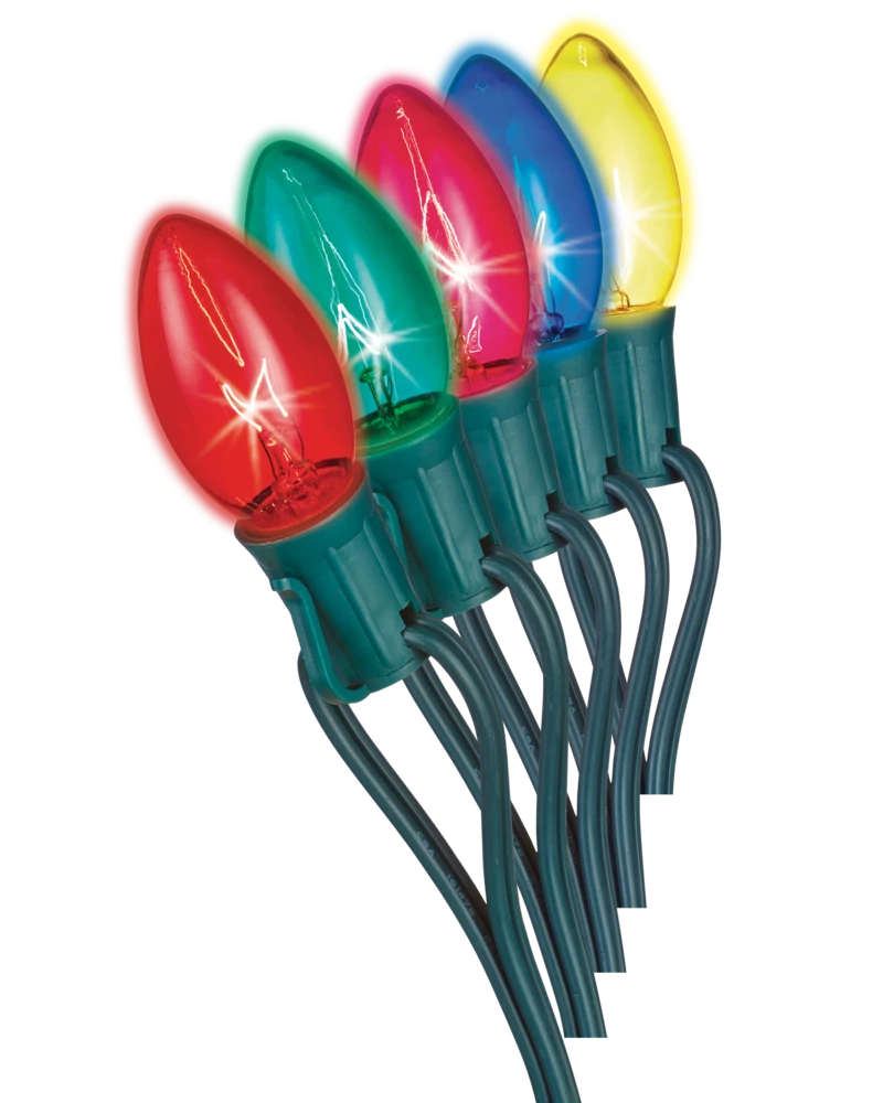 For Living Outdoor C9 Christmas Lights, 25 Incandescent Lights, Multi-colour - Image 6
