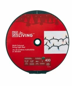 For Living Outdoor Christmas Lights, 400 Mini Incandescent Lights, Multi-colour