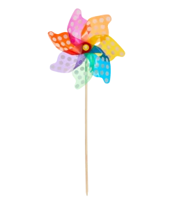 For Living Patterned Garden 40-in Pinwheel& Wind Spinner