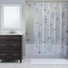 For Living Sail Boats PEVA Shower Curtain