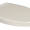 For Living Plastic Slow Close Elongated Toilet Seat, White