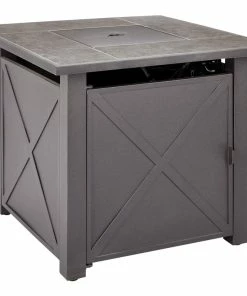 For Living Plateau Tank-In Outdoor Fire Pit Table, 40,000 BTU