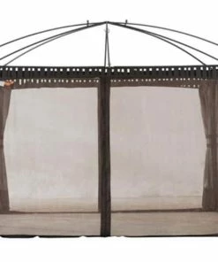 For Living Outdoor/Patio Replacement Gazebo Walls/Netting For Promenade Gazebo, 10x12-ft