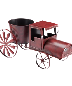 For Living Red Vintage Car Planter, 4.11-in