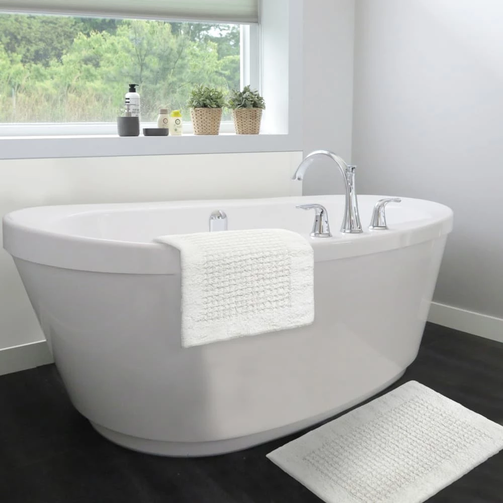 For Living Machine Wash Cotton Reversible Bath Rug, Assorted Colours, 16 X 24-in - Image 4