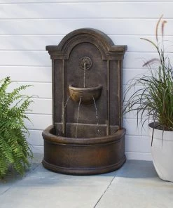 For Living Rustic Wall Fountain, 40.16-in