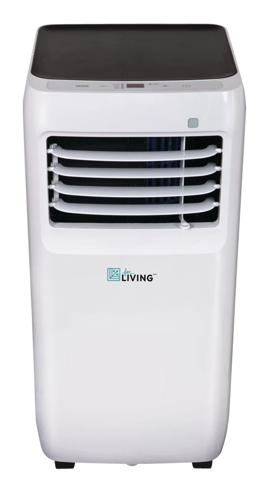 For Living SACC Digital Portable Air Conditioner/AC W/Remote Control, 2-Speed, 5,300-BTU, White