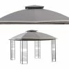For Living Fabric Outdoor/Patio Replacement Gazebo Canopy For Saltair Gazebo, 10x10-ft