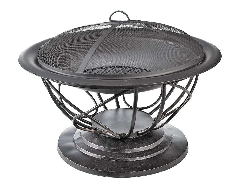 For Living Savona Round Wood Burning Outdoor Fire Bowl/Fire Pit, 29.5 X 20-in