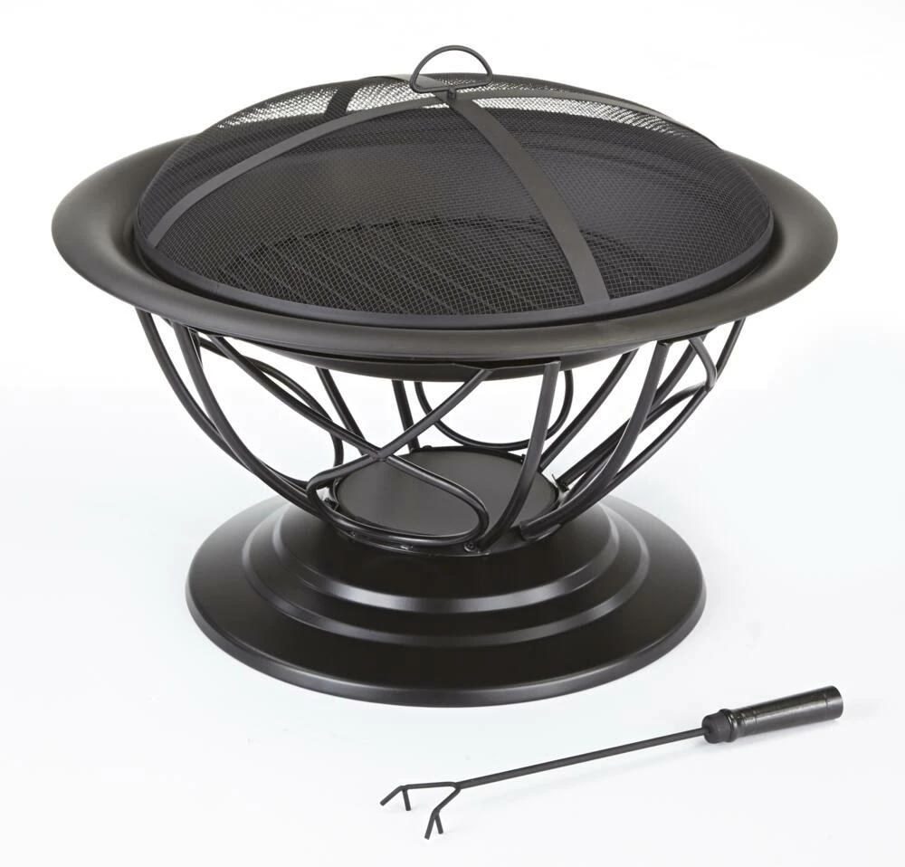 For Living Savona Round Wood Burning Outdoor Fire Bowl/Fire Pit, 29.5 X 20-in - Image 2