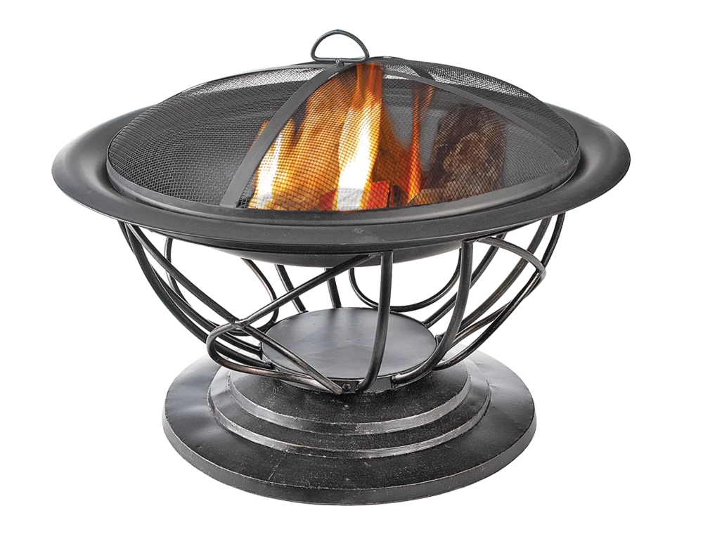 For Living Savona Round Wood Burning Outdoor Fire Bowl/Fire Pit, 29.5 X 20-in - Image 4