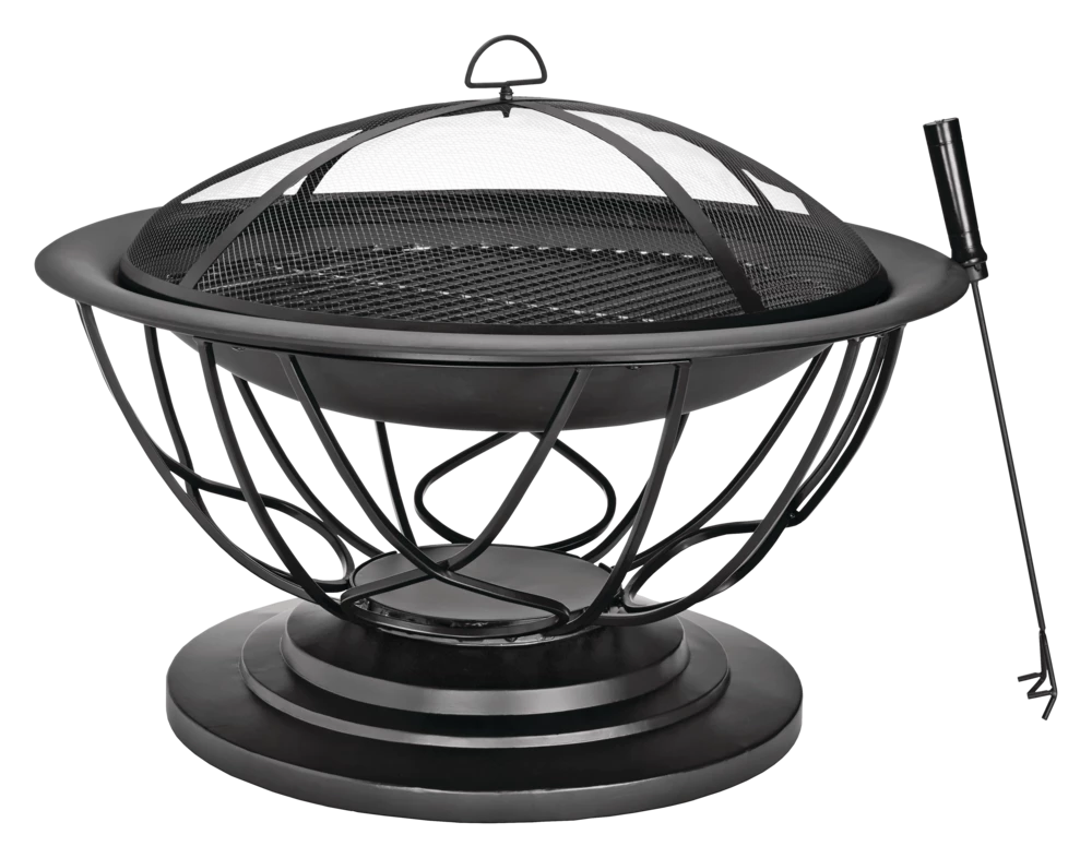 For Living Savona Round Wood Burning Outdoor Fire Bowl/Fire Pit, 29.5 X 20-in - Image 3