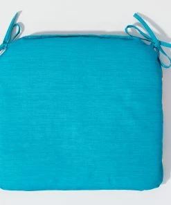 For Living Patio Stripe, Reversible Chair & Seat Pad, Teal