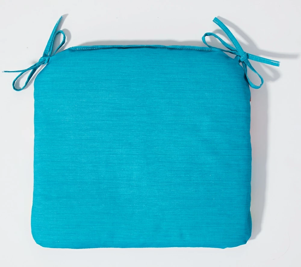 For Living Patio Stripe, Reversible Chair & Seat Pad, Teal