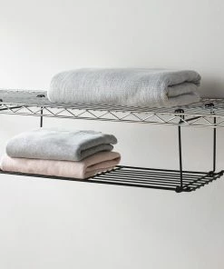 For Living Stackable Shoe Shelf, Black