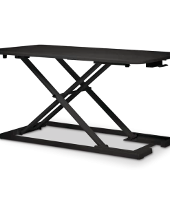 For Living Convertible Height Adjustable Sit To Standing Desk For Home Office, Black