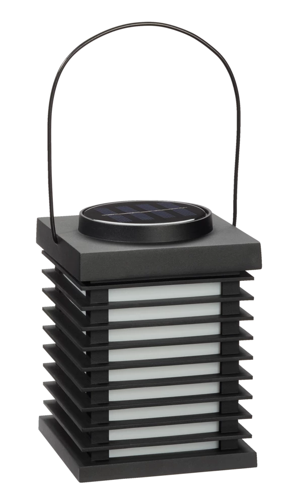 For Living Outdoor Solar Powered LED Mini Square Lantern - Image 2