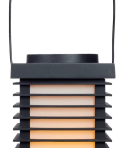 For Living Outdoor Solar Powered LED Mini Square Lantern