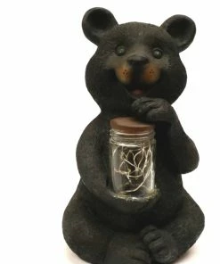 For Living Solar Animal Statue & Lawn Ornament With Jar, 11.81-in, Assorted