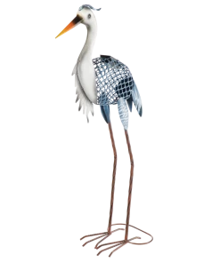 For Living Metal Heron Garden Stake, 29.13-in
