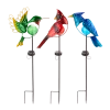For Living Metal Birds Solar Garden Stake, 41.93-in, Assorted