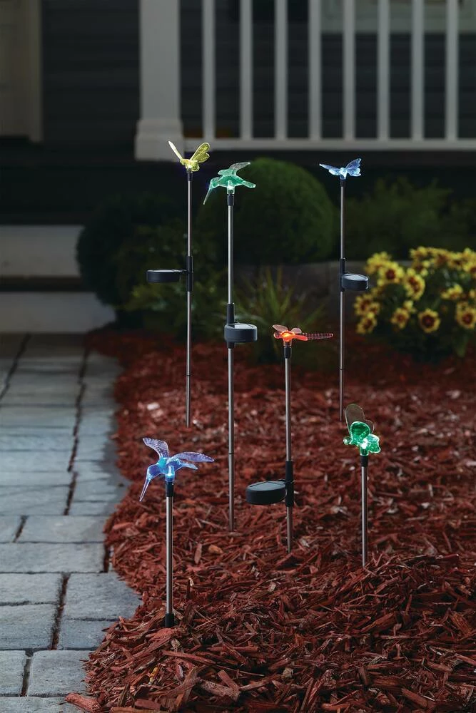For Living Outdoor Multi-Colour LED Solar Acrylic Animals Garden & Pathway Stake Light - Image 9