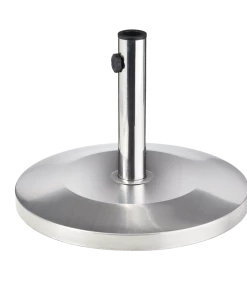 For Living Stainless Steel Patio Umbrella Base/Umbrella Stand, 40-lb