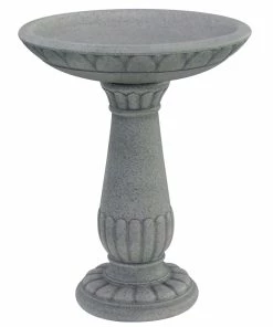 For Living Stone Bird Bath, 25-in