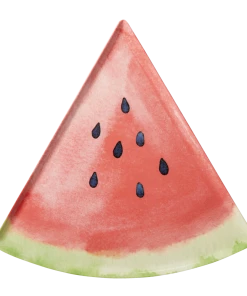 For Living Watermelon Plates, 4-pk