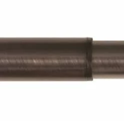 For Living Adjustable Telescoping Curtain Rod With Classic Knob Finials, Bronze, Assorted Sizes, 1-in Diameter