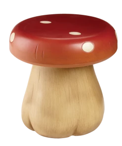 For Living Toadstool Statue & Lawn Ornament, 11-in