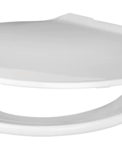 For Living Plastic Round Toilet Seat With Plastic Hinges, Assorted Colours