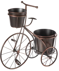 For Living Tricycle Planter & Plant Stand, 20.47-in, Multi-Colour