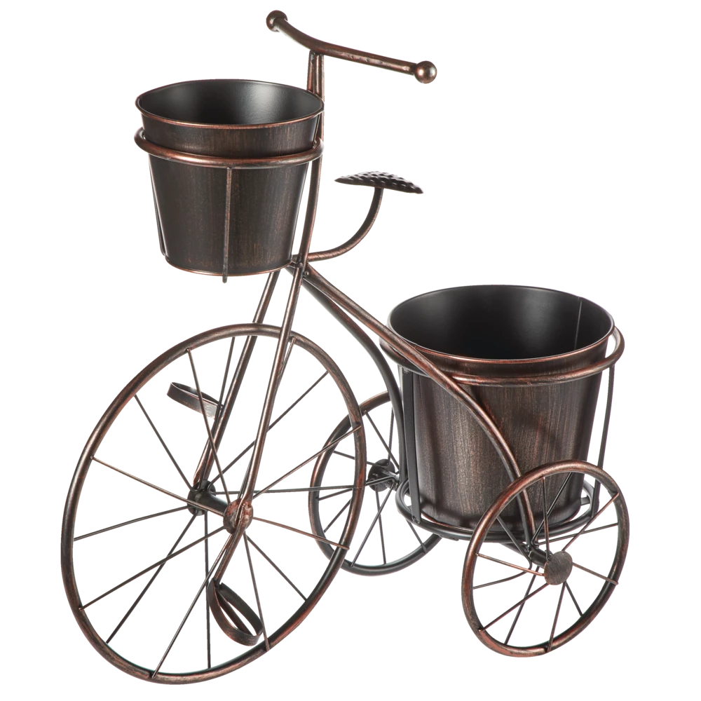 For Living Tricycle Planter & Plant Stand, 20.47-in, Multi-Colour