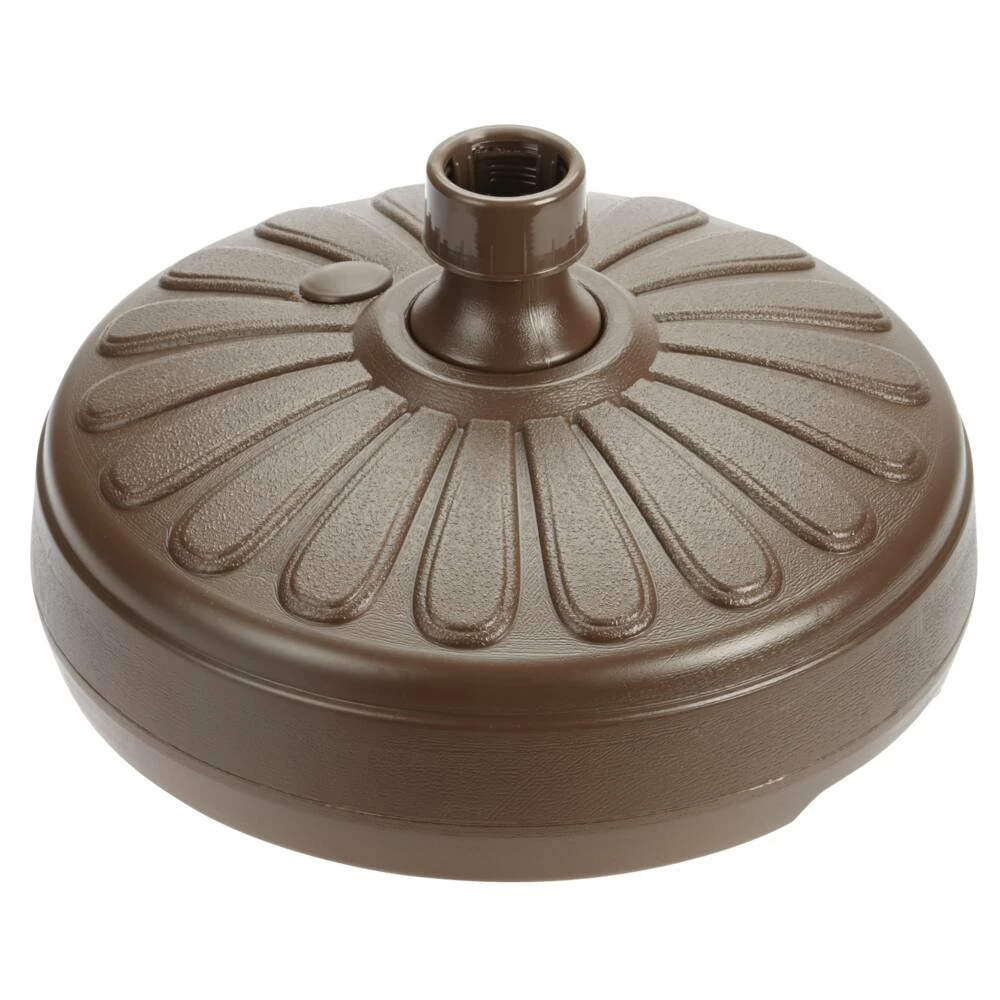 For Living Plastic Patio Umbrella Base/Umbrella Stand, Espresso Finish, 1.5-lb - Image 3